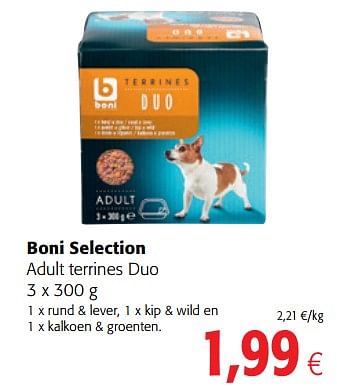 Promoties Boni selection adult terrines duo - Boni - Geldig van 06/06/2018 tot 19/06/2018 bij Colruyt
