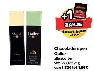 Promoties Chocoladerepen galler - Galler - Geldig van 06/06/2018 tot 18/06/2018 bij Carrefour