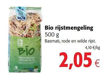 Promoties Bio rijstmengeling - Boni - Geldig van 06/06/2018 tot 19/06/2018 bij Colruyt
