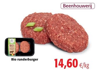 Promoties Bio runderburger - Huismerk - Colruyt - Geldig van 06/06/2018 tot 19/06/2018 bij Colruyt