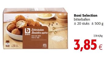Promoties Boni selection bitterballen - Boni - Geldig van 06/06/2018 tot 19/06/2018 bij Colruyt