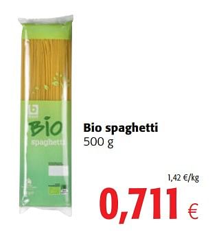Promoties Bio spaghetti - Boni - Geldig van 06/06/2018 tot 19/06/2018 bij Colruyt