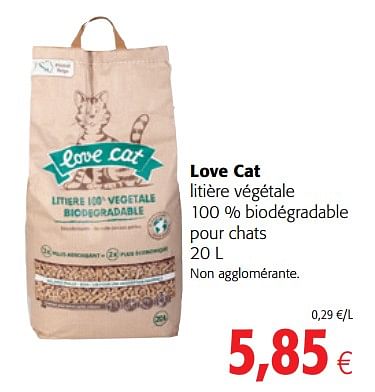 Love cat Love cat liti re v g tale 100 biod gradable En