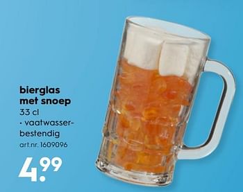 Huismerk - Blokker Bierglas met snoep - bij Blokker