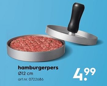 Huismerk - Hamburgerpers bij Blokker