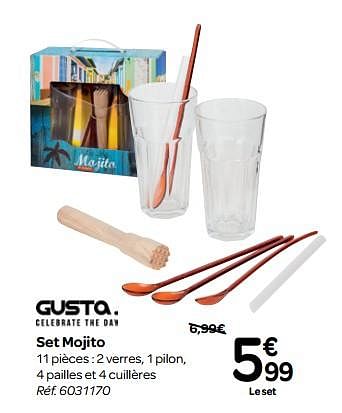 Promoties Set mojito - Gusta - Geldig van 06/06/2018 tot 18/06/2018 bij Carrefour