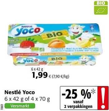 Promoties Nestlé yoco - Nestlé - Geldig van 06/06/2018 tot 19/06/2018 bij Colruyt