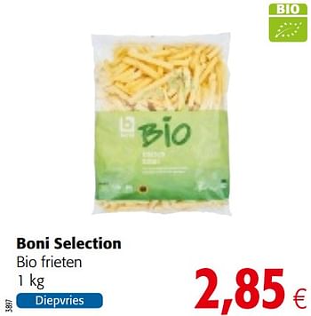 Promoties Boni selection bio frieten - Boni - Geldig van 06/06/2018 tot 19/06/2018 bij Colruyt