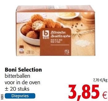 Promoties Boni selection bitterballen voor in de oven - Boni - Geldig van 06/06/2018 tot 19/06/2018 bij Colruyt