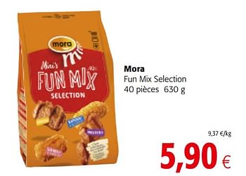 Promotions Mora fun mix selection - Mora - Valide de 06/06/2018 à 19/06/2018 chez Colruyt