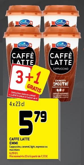 Promoties Caffe latte emmi - Emmi - Geldig van 06/06/2018 tot 19/06/2018 bij Match