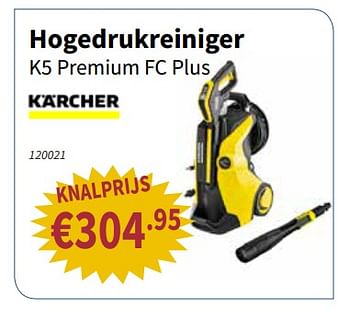 Promoties Kärcher hogedrukreiniger k5 premium fc plus - Kärcher - Geldig van 07/06/2018 tot 20/06/2018 bij Cevo Market