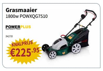 Promoties Powerplus grasmaaier powxqg7510 - Powerplus - Geldig van 07/06/2018 tot 20/06/2018 bij Cevo Market