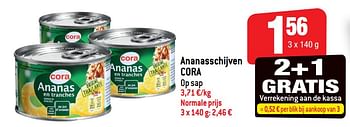 Promoties Ananasschijven cora - Huismerk - Smatch - Geldig van 13/06/2018 tot 19/06/2018 bij Smatch