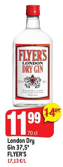 Promotions London dry gin 37,5° flyer`s - Flyer's - Valide de 13/06/2018 à 19/06/2018 chez Smatch