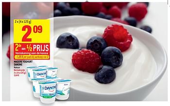 Promoties Magere yoghurt danone natuur - Danone - Geldig van 13/06/2018 tot 19/06/2018 bij Match