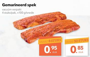 Promoties Gemarineerd spek - Huismerk - Buurtslagers - Geldig van 08/06/2018 tot 21/06/2018 bij Buurtslagers