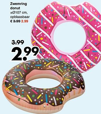 Identificeren Plantkunde been Huismerk - Wibra Zwemring donut - Promotie bij Wibra