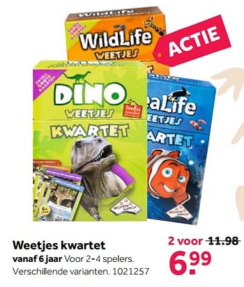 Promotions Weetjes kwartet - Identity Games - Valide de 04/06/2018 à 24/06/2018 chez Intertoys