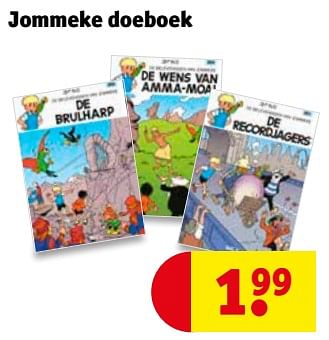 Promoties Jommeke doeboek - Huismerk - Kruidvat - Geldig van 12/06/2018 tot 24/06/2018 bij Kruidvat