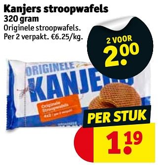 Promoties Kanjers stroopwafels - Kanjers - Geldig van 12/06/2018 tot 24/06/2018 bij Kruidvat