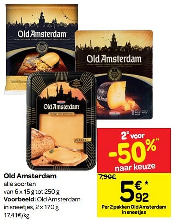 Promoties Old amsterdam - Old Amsterdam - Geldig van 13/06/2018 tot 25/06/2018 bij Carrefour