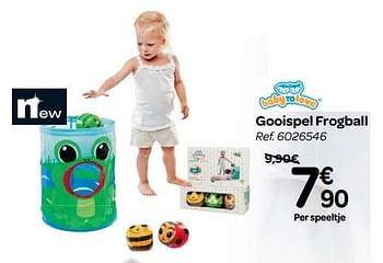 Promoties Gooispel frogball - babytolove - Geldig van 13/06/2018 tot 02/07/2018 bij Carrefour