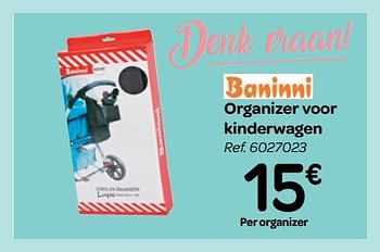 Promoties Organizer voor kinderwagen - Baninni - Geldig van 13/06/2018 tot 02/07/2018 bij Carrefour