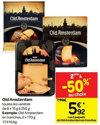 Promotions Old amsterdam - Old Amsterdam - Valide de 13/06/2018 à 25/06/2018 chez Carrefour