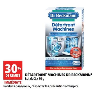 Promotions Détartrant machines dr beckmann - Dr. Beckmann - Valide de 13/06/2018 à 26/06/2018 chez Auchan Ronq