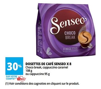 Promotions Dosettes de café senseo x 8 - Douwe Egberts - Valide de 13/06/2018 à 26/06/2018 chez Auchan Ronq