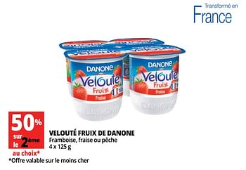 Promotions Velouté fruix de danone - Danone - Valide de 13/06/2018 à 26/06/2018 chez Auchan Ronq