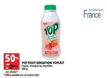 Promotions Yop fruit sensation yoplait - Yoplait - Valide de 13/06/2018 à 26/06/2018 chez Auchan Ronq