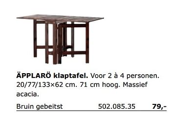 Huismerk Ikea Applaro - Promotie bij