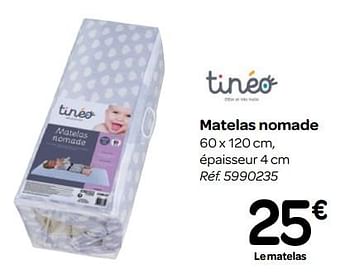 Tineo Matelas Nomade En Promotion Chez Carrefour