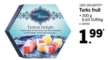 Promoties Turks fruit - 1001 Delights - Geldig van 18/06/2018 tot 23/06/2018 bij Lidl