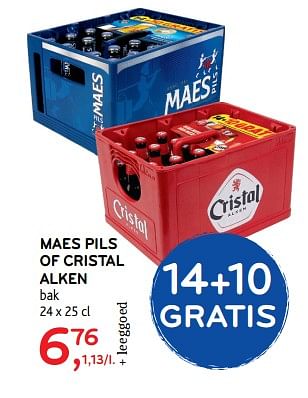 Promotions Maes pils of cristal alken - Produit maison - Alvo - Valide de 20/06/2018 à 03/07/2018 chez Alvo