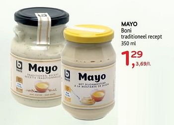 Promoties Mayo boni traditioneel recept - Boni - Geldig van 20/06/2018 tot 03/07/2018 bij Alvo