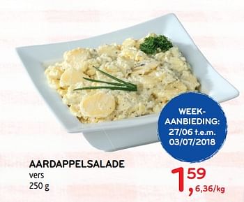 Promoties Aardappelsalade - Huismerk - Alvo - Geldig van 27/06/2018 tot 03/07/2018 bij Alvo