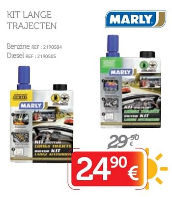 Promoties Marly kit lange trajecten benzine - Marly - Geldig van 18/06/2018 tot 17/07/2018 bij Auto 5