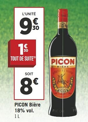 Promotions Picon bière - Picon - Valide de 12/06/2018 à 24/06/2018 chez Géant Casino