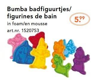 Promotions Bumba figurines de bain - Bumba - Valide de 13/06/2018 à 22/06/2018 chez Blokker