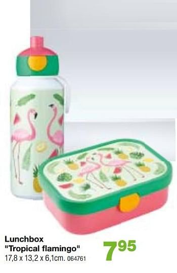 Promoties Lunchbox tropical flamingo - Mepal - Geldig van 15/06/2018 tot 19/08/2018 bij Home & Co