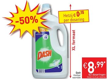 Promoties Dash vloeibaar wasmiddel - Dash - Geldig van 19/06/2018 tot 24/06/2018 bij Intermarche