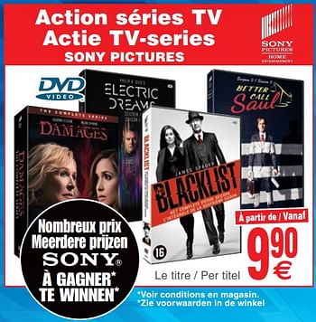 Promoties Action séries tv actie tv-series sony pictures - Huismerk - Cora - Geldig van 19/06/2018 tot 02/07/2018 bij Cora