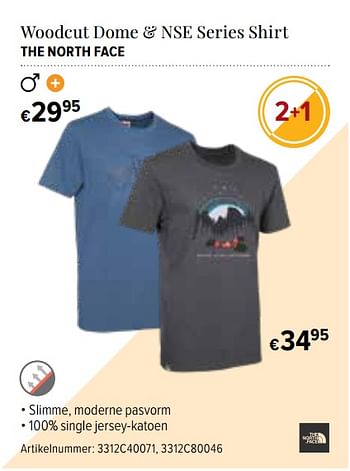 Promoties Woodcut dome - nse series shirt the north face - The North Face - Geldig van 14/06/2018 tot 29/06/2018 bij A.S.Adventure