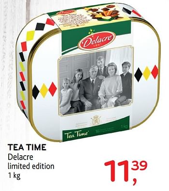 Promoties Tea time delacre limited edition - Delacre - Geldig van 20/06/2018 tot 03/07/2018 bij Alvo