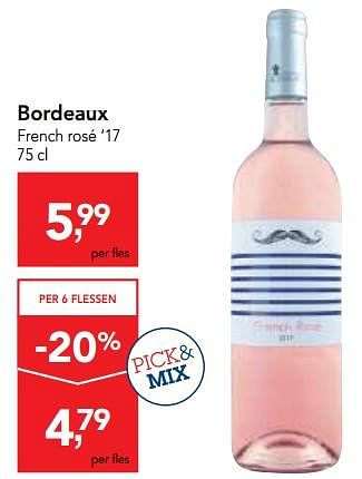 Promoties Bordeaux french rosé - Rosé wijnen - Geldig van 20/06/2018 tot 03/07/2018 bij Makro