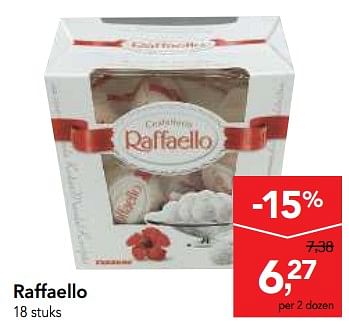 Promotions Raffaello - Ferrero - Valide de 20/06/2018 à 03/07/2018 chez Makro