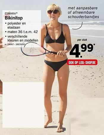 Promoties Bikinitop - Esmara - Geldig van 25/06/2018 tot 30/06/2018 bij Lidl